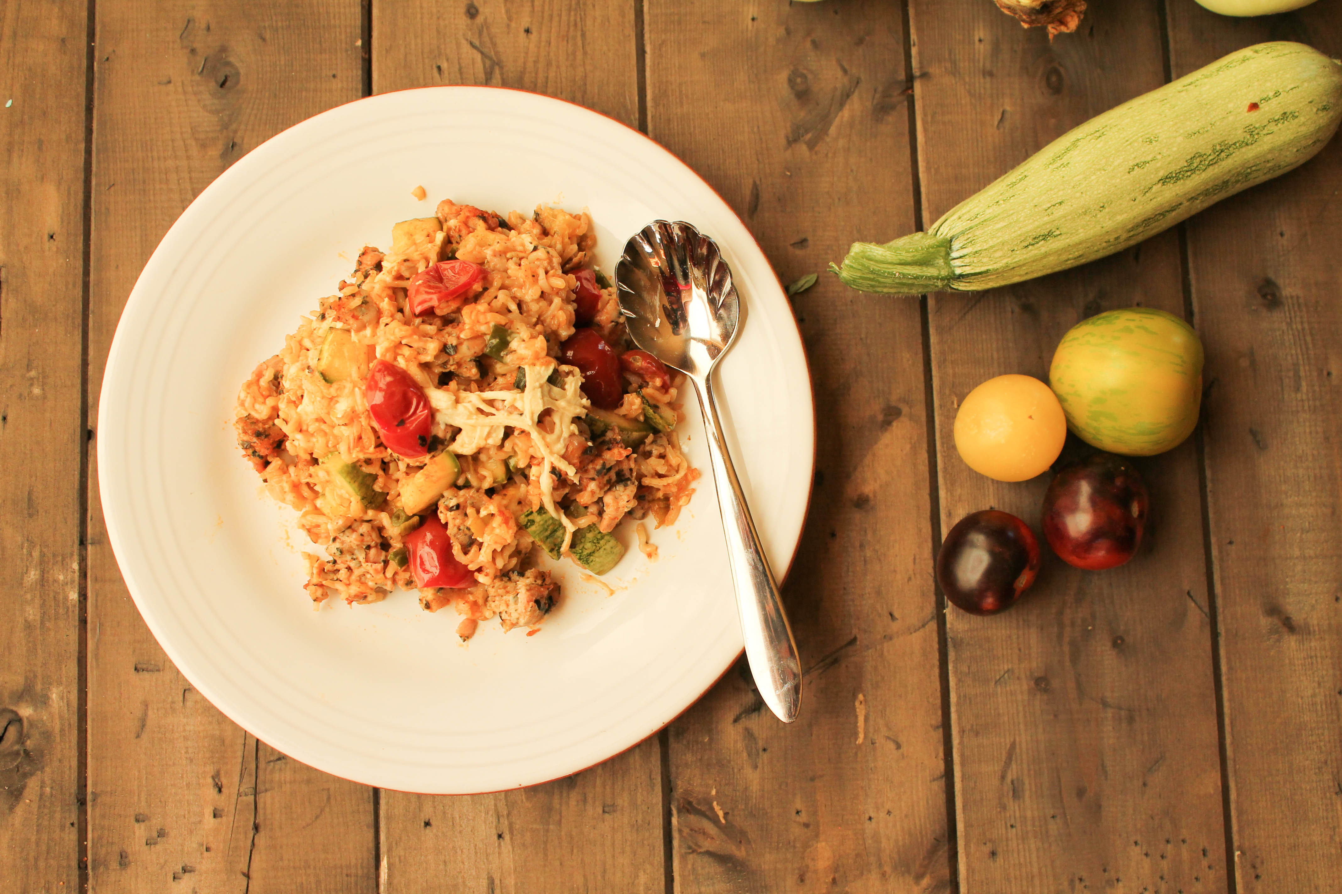 Zucchini Rice Casserole Gluten & Dairy Free Tessa the Domestic Diva