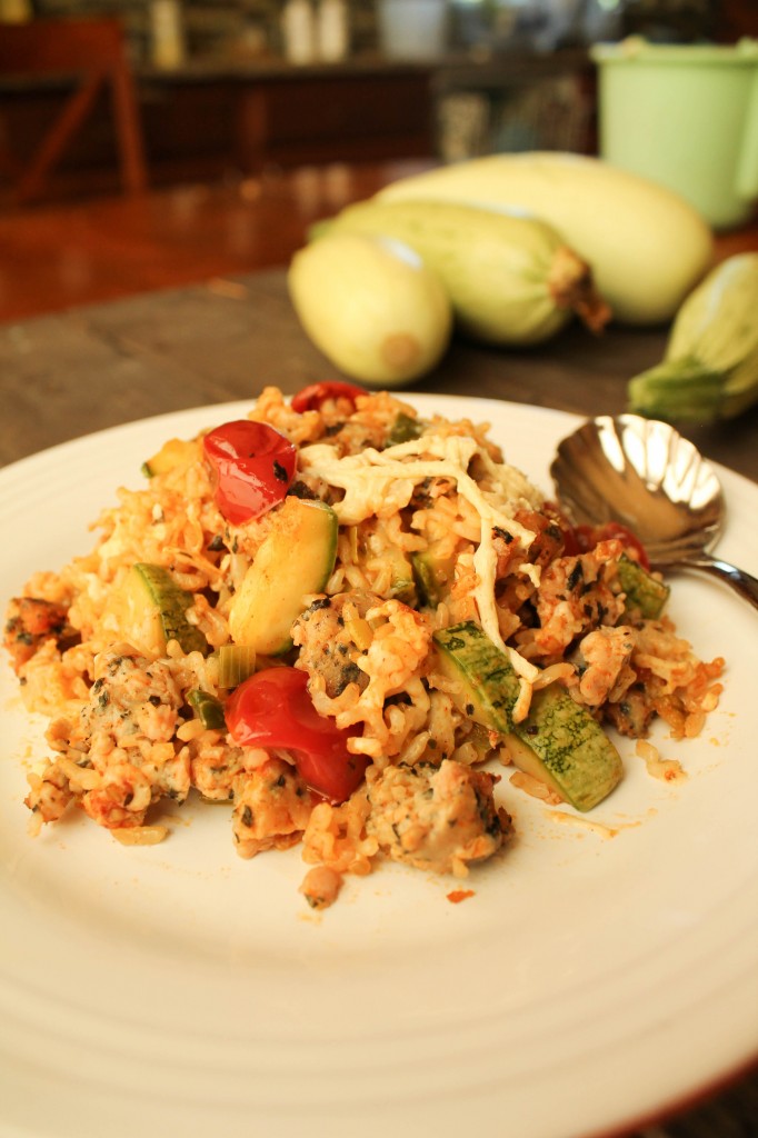 Zucchini Rice Casserole - Gluten & Dairy Free