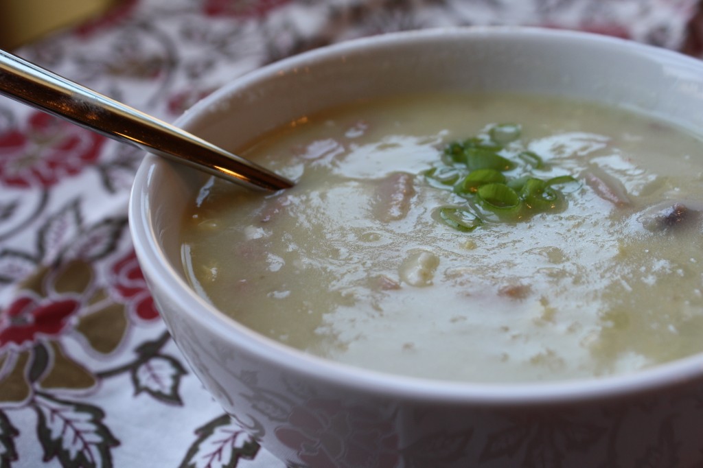 Easy Creamy Ham & Potato Soup -Dairy & Gluten Free