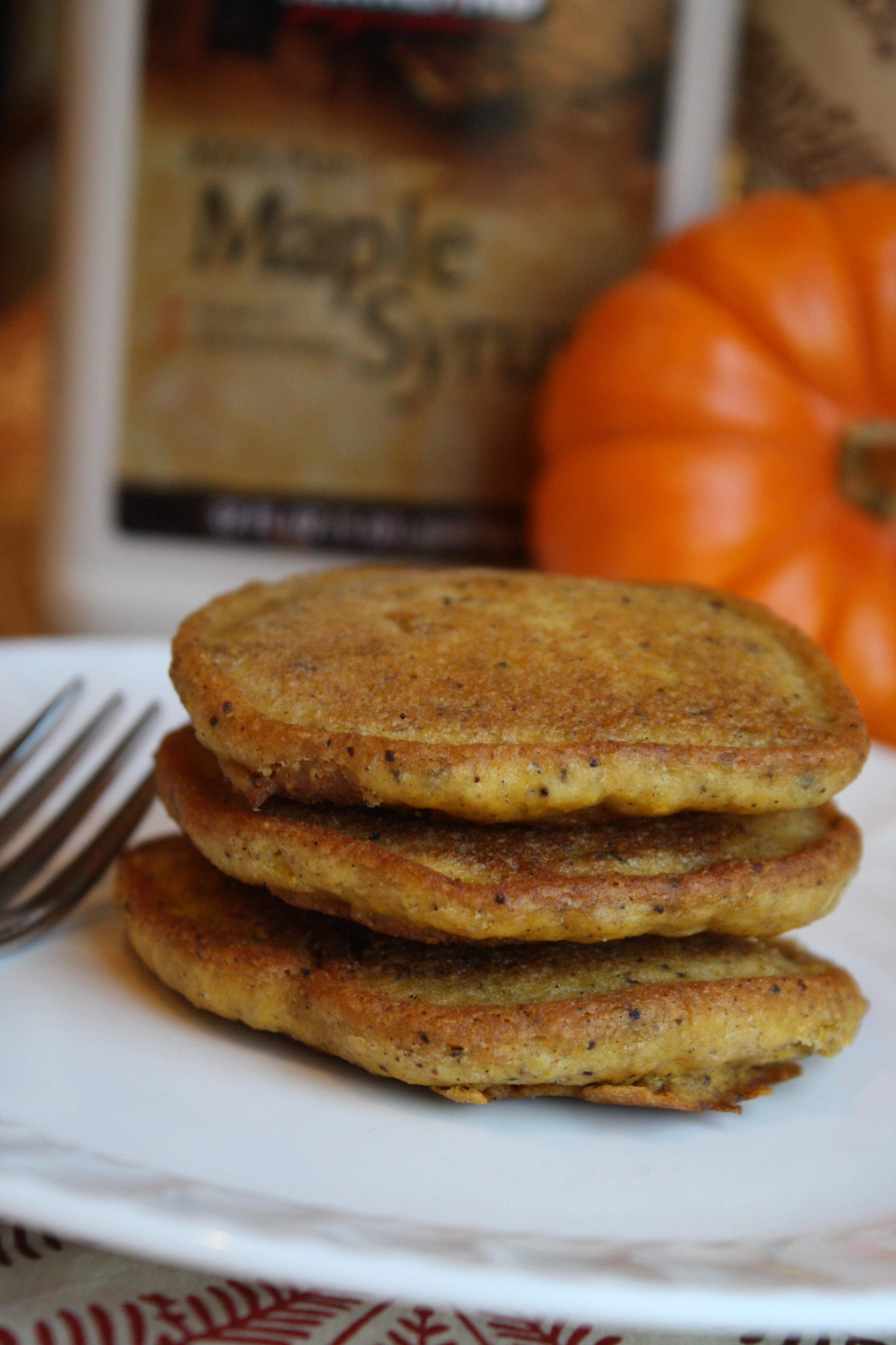 Pumpkin Pancakes Gluten Free Vegan Tessa the Domestic Diva