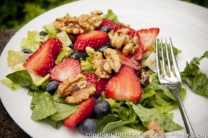Summer Berry Walnut Salad