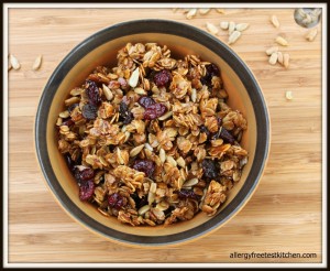 Simple Homemade Granola (gf, v)