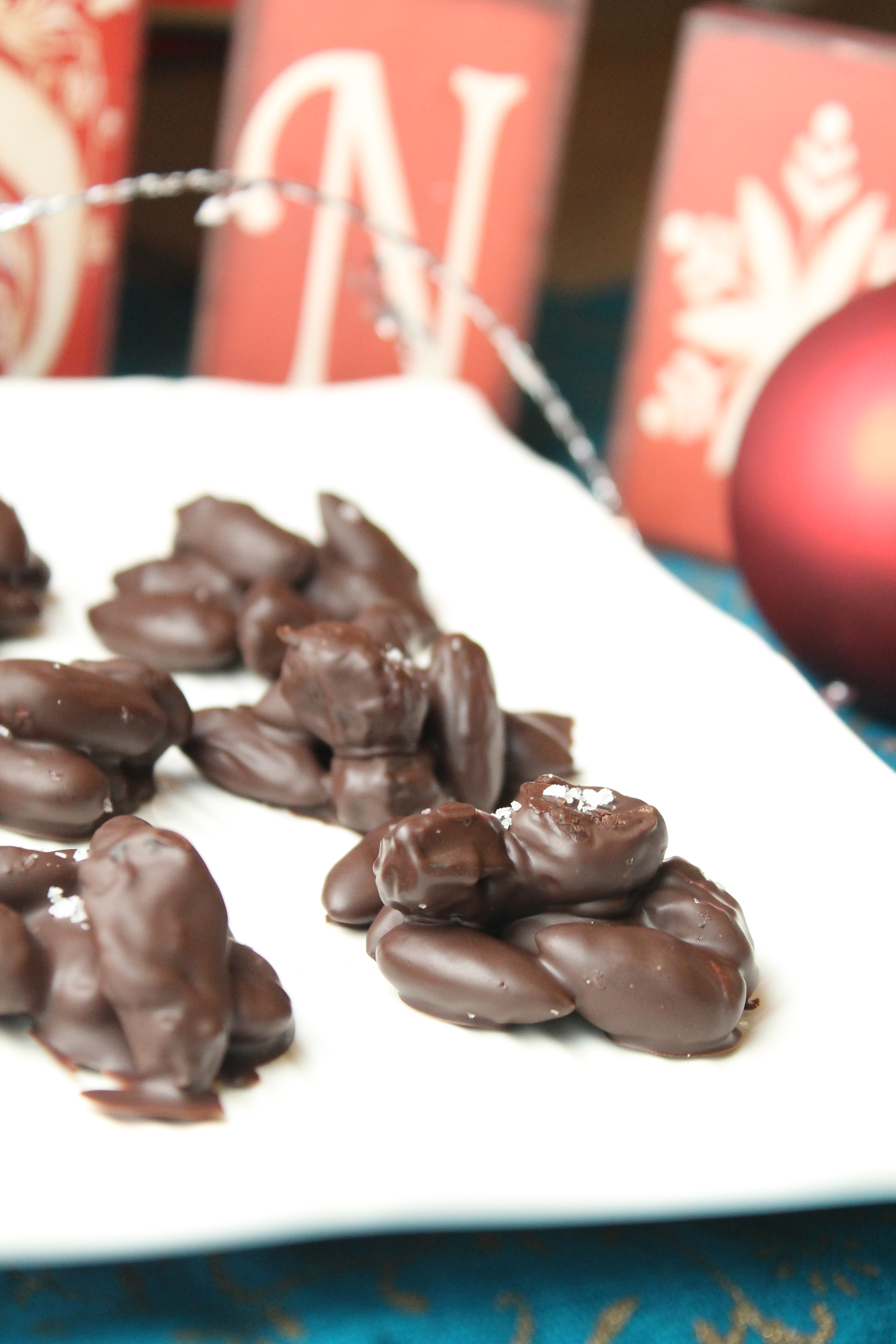 10 Minute Paleo Salted Dark Chocolate Nut & Fruit Clusters Tessa the