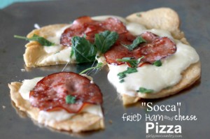 Socca Pizza (gluten free)