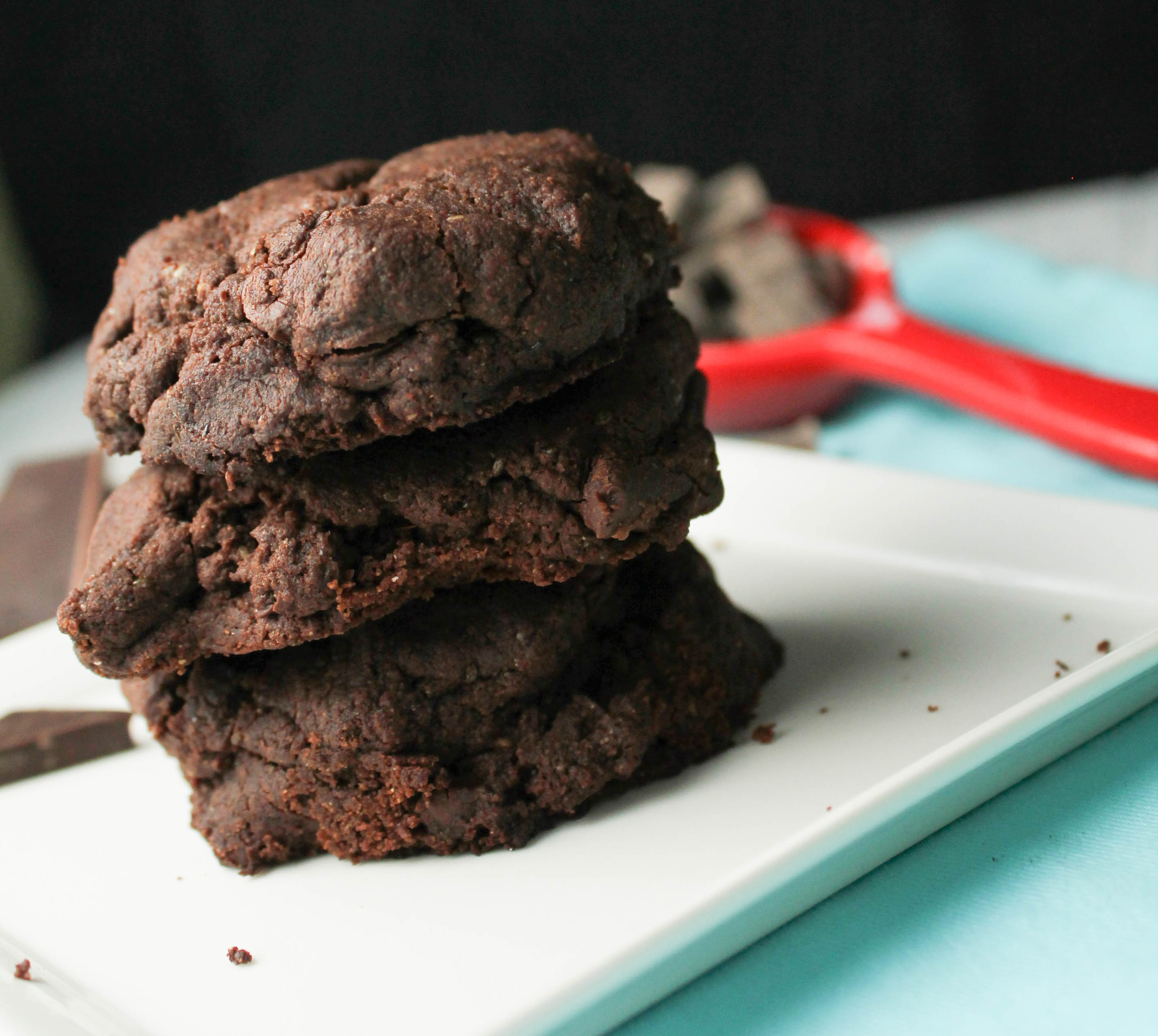 Chocolate Chocolate Chip Cookies Gluten Free & Vegan Tessa the