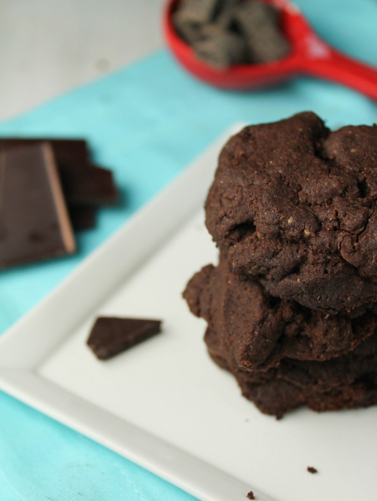 Chocolate Chocolate Chip Cookies - Gluten Free & Vegan-3492