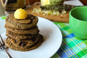 Zucchini Chocolate Chip Pancakes - Gluten Free & Vegan-3438
