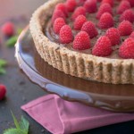 Paleo Chocolate Raspberry Tart (1 of 1)