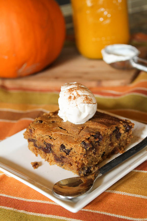 Pumpkin Blondies - Gluten Free & Vegan-6432