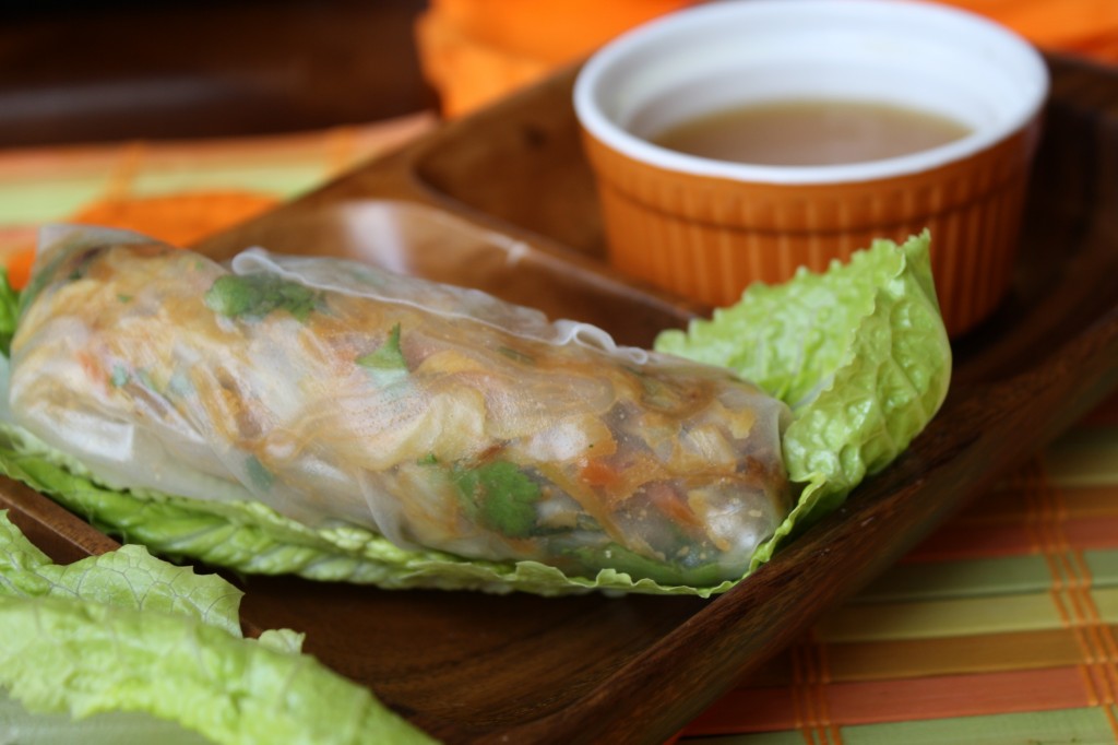 Vietnamese Salad Rolls w/ Dipping Sauce Tessa the Domestic Diva