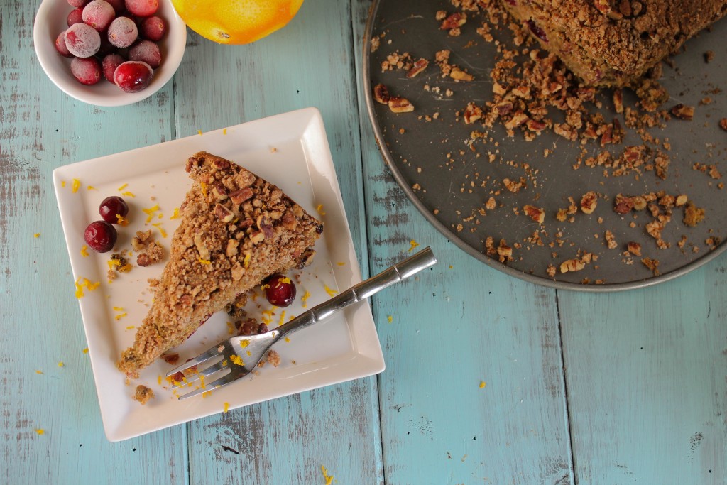 Gluten Free _ Vegan Cranberry Orange Coffee Cake