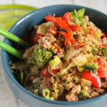 Quick Asian Stir Fry w- Hamburger Paleo | Gluten Free