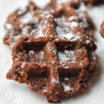 Chocolate Waffle 'Boot Track' Cookies #Paleo #LowCarb #Keto #Vegan #GlutenFree