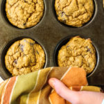 Pumpkin Oat Hemp Muffins - Gluten Free - Vegan #glutenfree #vegan #pumpkin #hemp #wholesome #muffins #eggfree #dairyfree #oats