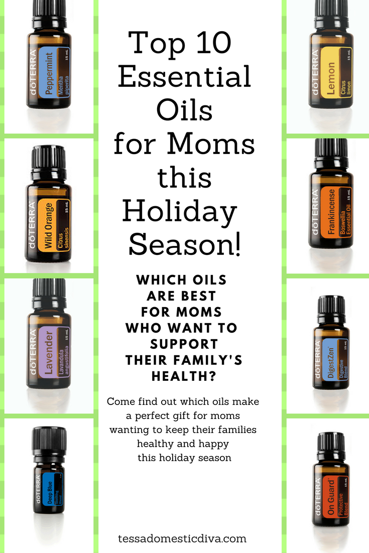 Top 10 Essential Oils for Moms this Christmas! #gifts #moms #kids #health #wellness #essentialoils #stress