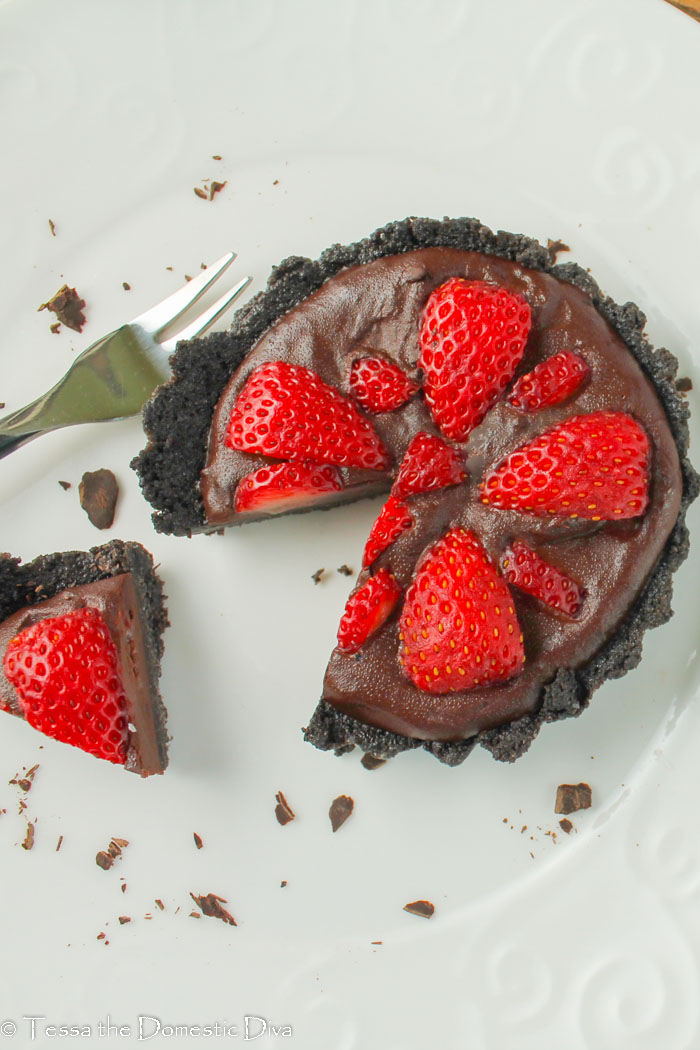 Chocolate Strawberry Tart