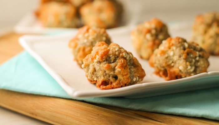 Paleo Sausage Cheese Balls
