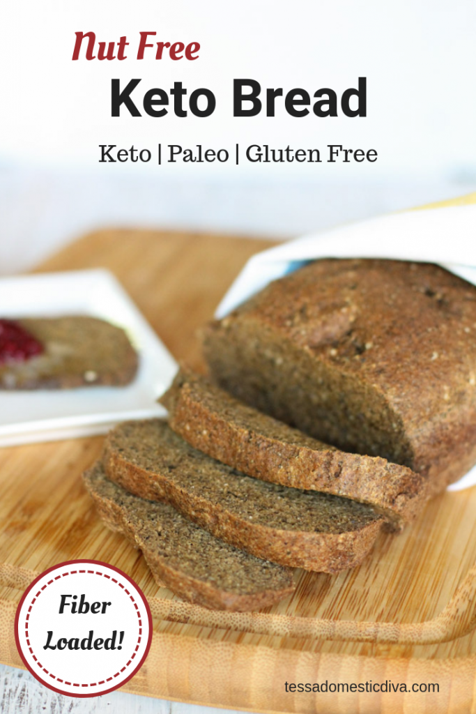 Nut Free Keto Bread Low Carb Tessa the Domestic Diva
