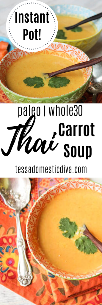 Instant Pot Paleo Thai Carrot Soup