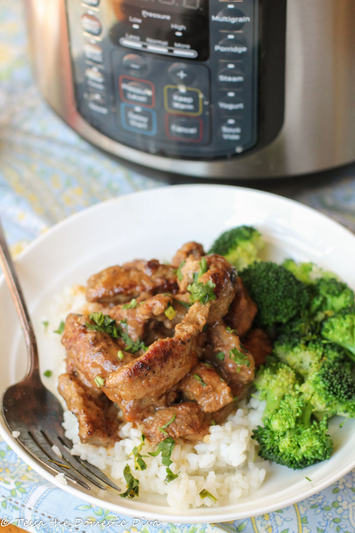 Instant Pot Cube Steak - Little Sunny Kitchen