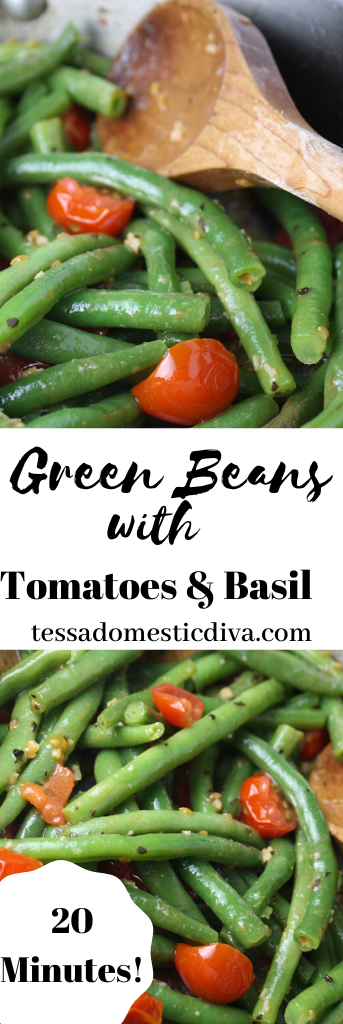 Best Fresh Green Beans w/ Tomatoes & Basil